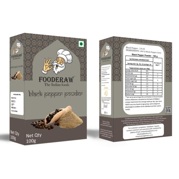 Fooderaw Black Pepper Powder